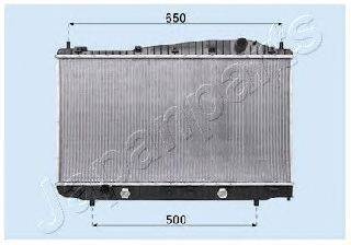 Радиатор, охлаждение двигателя JAPANPARTS RDA313023