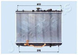 Радиатор, охлаждение двигателя JAPANPARTS RDA333024