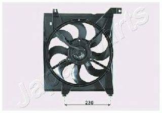 Вентилятор, охлаждение двигателя JAPANPARTS VNT332002