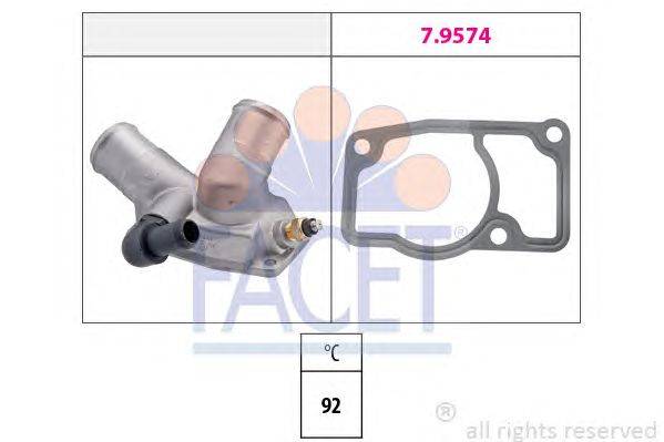 Термостат, охлаждающая жидкость FACET 7.8348