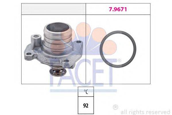 Термостат, охлаждающая жидкость FACET 7.8458