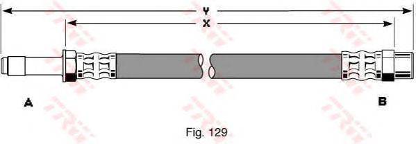 Тормозной шланг TRW PHB255