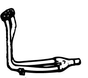 Труба выхлопного газа FONOS 04368