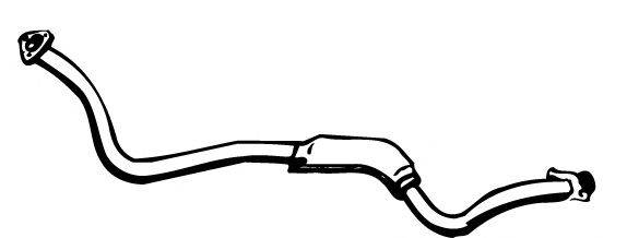 Труба выхлопного газа FONOS 07342