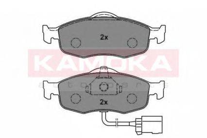 Комплект тормозных колодок, дисковый тормоз KAMOKA 1011532