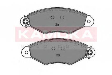Комплект тормозных колодок, дисковый тормоз KAMOKA 1012270