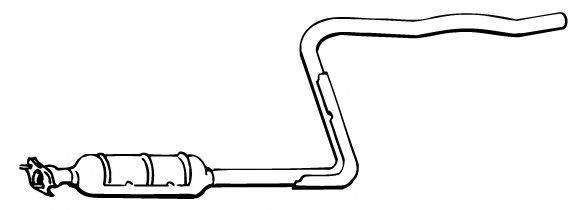 Средний глушитель выхлопных газов FONOS 23377