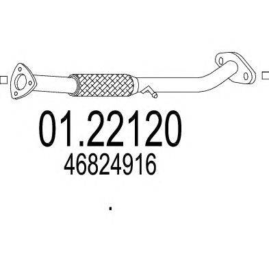 Труба выхлопного газа MTS 01.22120
