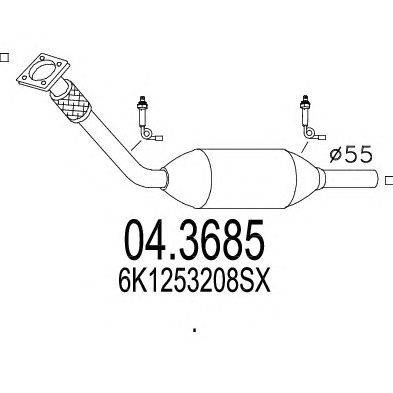 Катализатор MTS 04.3685