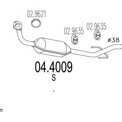 Катализатор MTS 04.4009