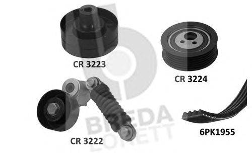 Поликлиновой ременный комплект BREDA  LORETT KCA 0026