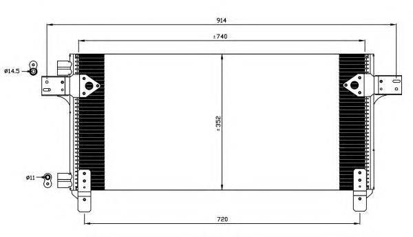 Конденсатор, кондиционер NRF 35620