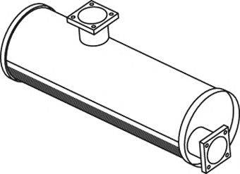 Средний / конечный глушитель ОГ DINEX 30303