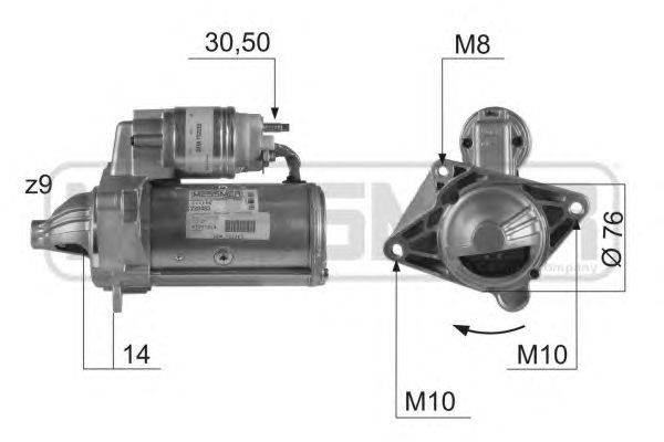 Стартер AD KÜHNER 101415