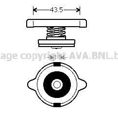 Крышка, радиатор AVA QUALITY COOLING 980014