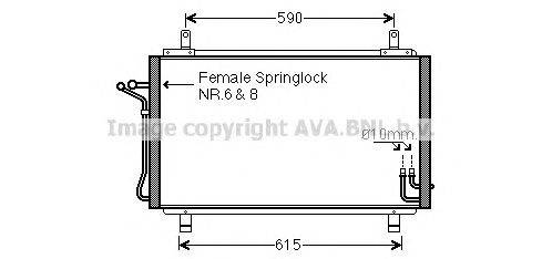 Конденсатор, кондиционер AVA QUALITY COOLING DN5329