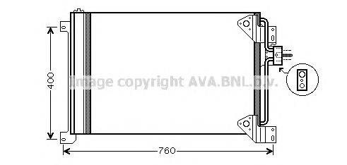 Конденсатор, кондиционер AVA QUALITY COOLING IV5081