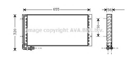 Конденсатор, кондиционер AVA QUALITY COOLING MN5011