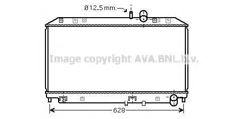 Радиатор, охлаждение двигателя AVA QUALITY COOLING MZ2169