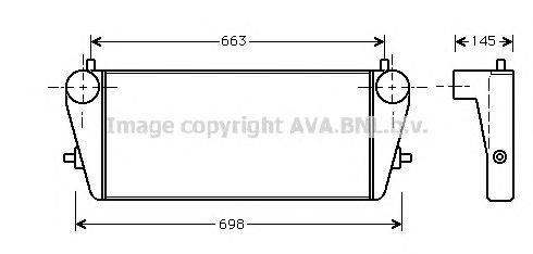 Интеркулер AVA QUALITY COOLING OL4281