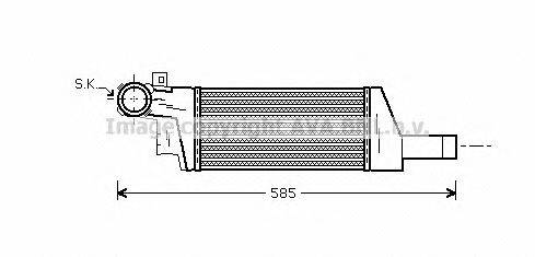 Интеркулер AVA QUALITY COOLING OL4404