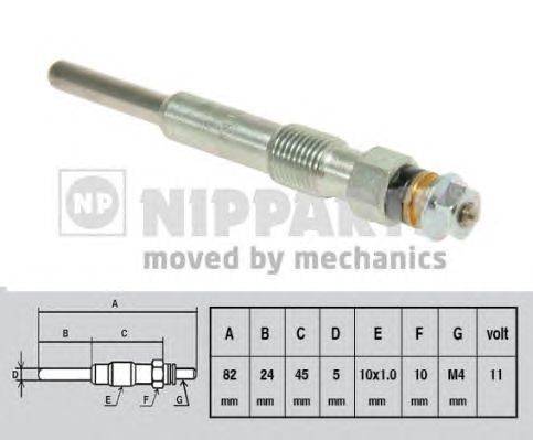 Свеча накаливания NIPPARTS J5714000