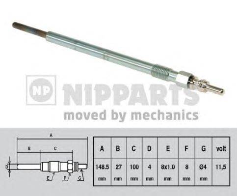 Свеча накаливания NIPPARTS N5715015