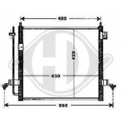 Конденсатор, кондиционер DIEDERICHS 8588109