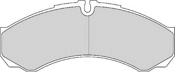 Комплект тормозных колодок, дисковый тормоз BERAL 2912117304144014