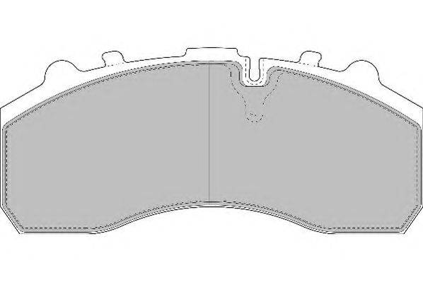 Комплект тормозных колодок, дисковый тормоз ABEX G6910FE