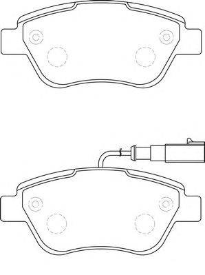 Комплект тормозных колодок, дисковый тормоз DURON DBP231946