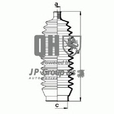 Комплект пылника, рулевое управление JP GROUP QG1480