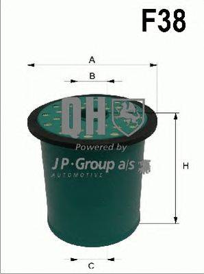 Топливный фильтр JP GROUP QFF0229