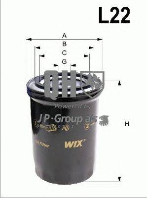 Масляный фильтр JP GROUP WL7065