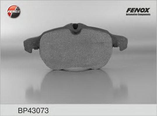 Комплект тормозных колодок, дисковый тормоз FENOX BP43073