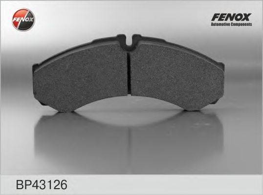 Комплект тормозных колодок, дисковый тормоз FENOX 29121