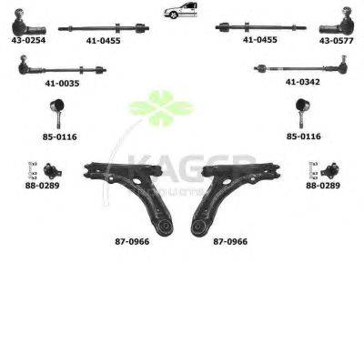 Подвеска колеса KAGER 800169