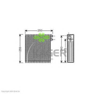 Испаритель, кондиционер KAGER 94-5765