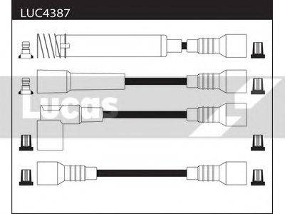 Комплект проводов зажигания LUCAS ELECTRICAL LUC4387