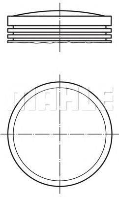 Поршень MAHLE ORIGINAL 2791600