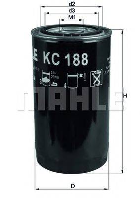 Топливный фильтр MAHLE ORIGINAL KC188