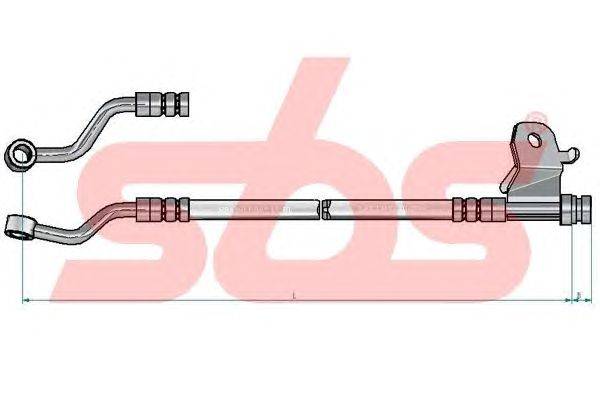 Тормозной шланг sbs 1330853488