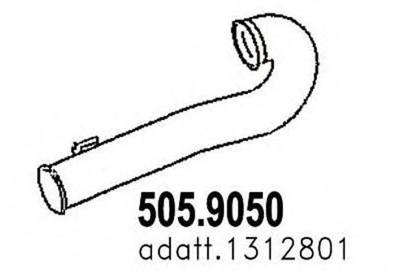 Труба выхлопного газа ASSO 505.9050