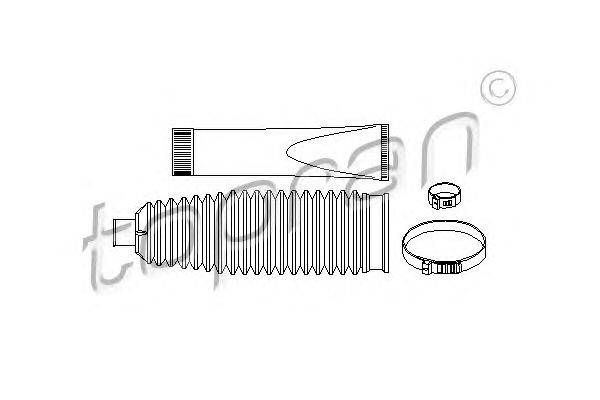 Комплект пылника, рулевое управление TOPRAN 207 163