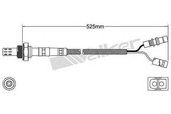 Лямбда-зонд WALKER PRODUCTS 250-23066