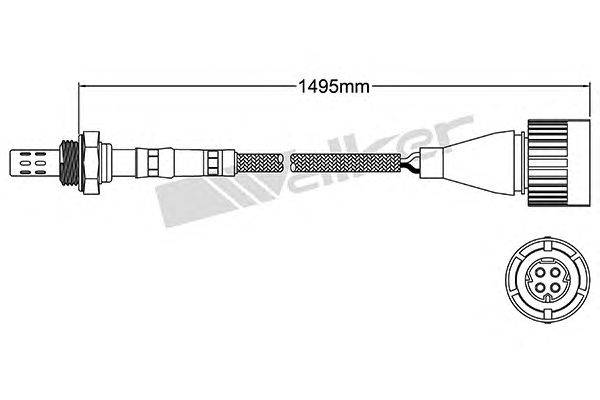 Лямбда-зонд WALKER PRODUCTS 250-24382