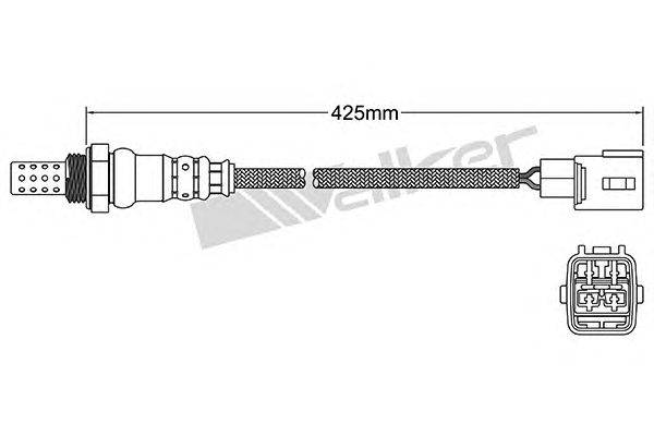 Лямбда-зонд WALKER PRODUCTS 250-24710