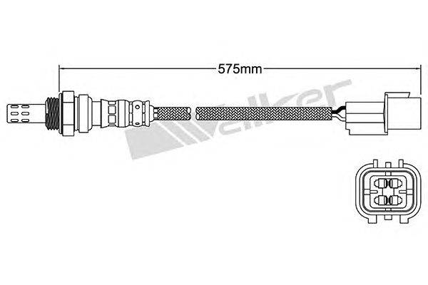 Лямбда-зонд WALKER PRODUCTS 250-24368