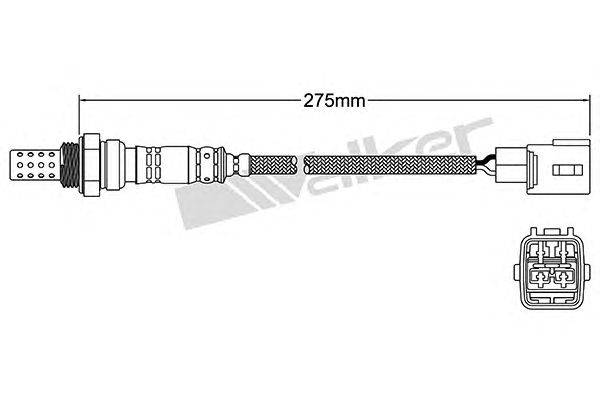 Лямбда-зонд WALKER PRODUCTS 250-24169