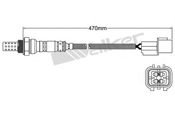 Лямбда-зонд WALKER PRODUCTS 250-24233